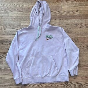 Nike Light mauve/ pink Hoodie with neon Accents